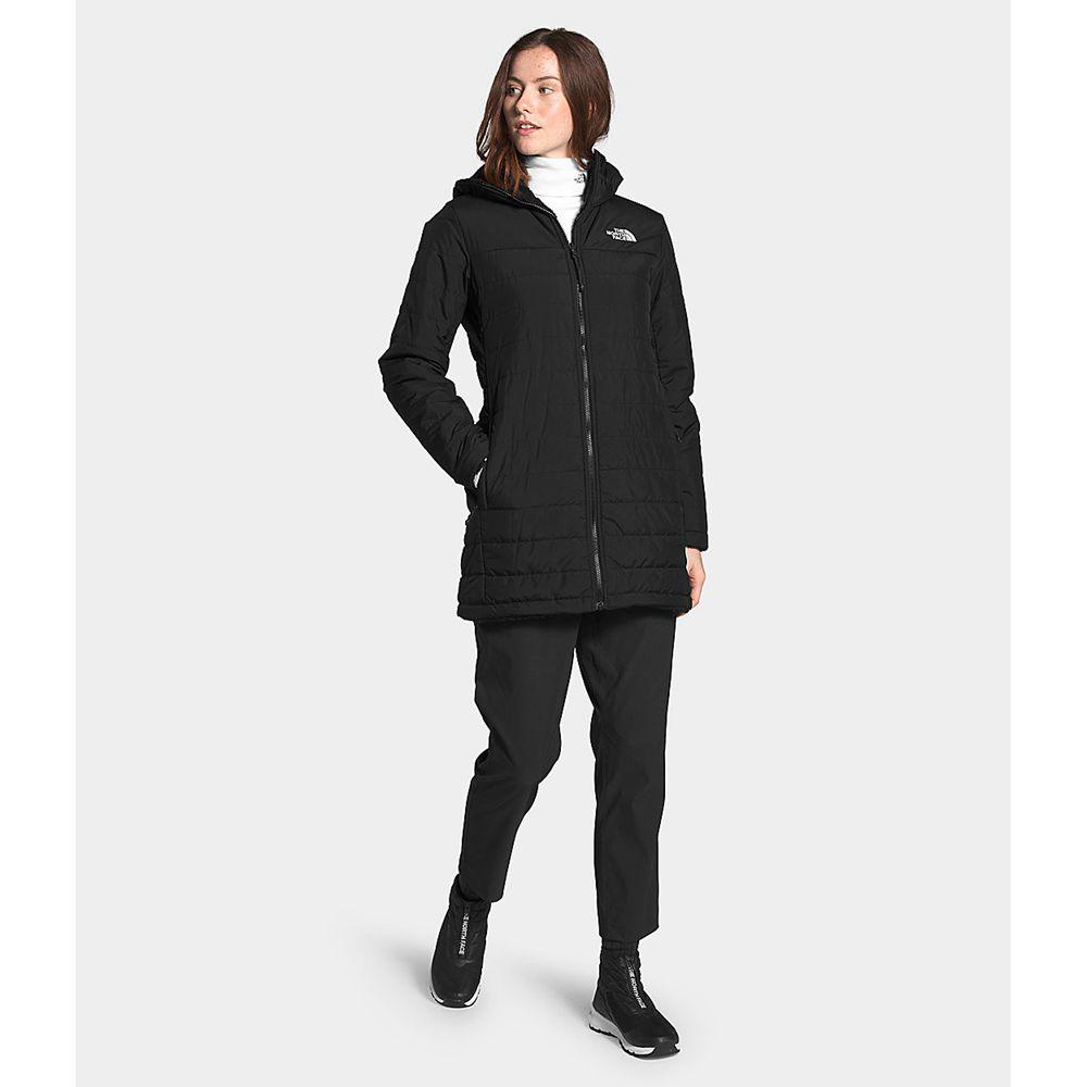 The North Face Mossbud Insulated Reversible Γυναικεια Πανωφόρια - Μαυρα (ABSZ07194)